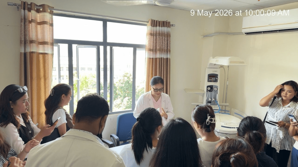 Participants attending a lecture session during the Neonatal Resuscitation Program Day observance at ZMCH.